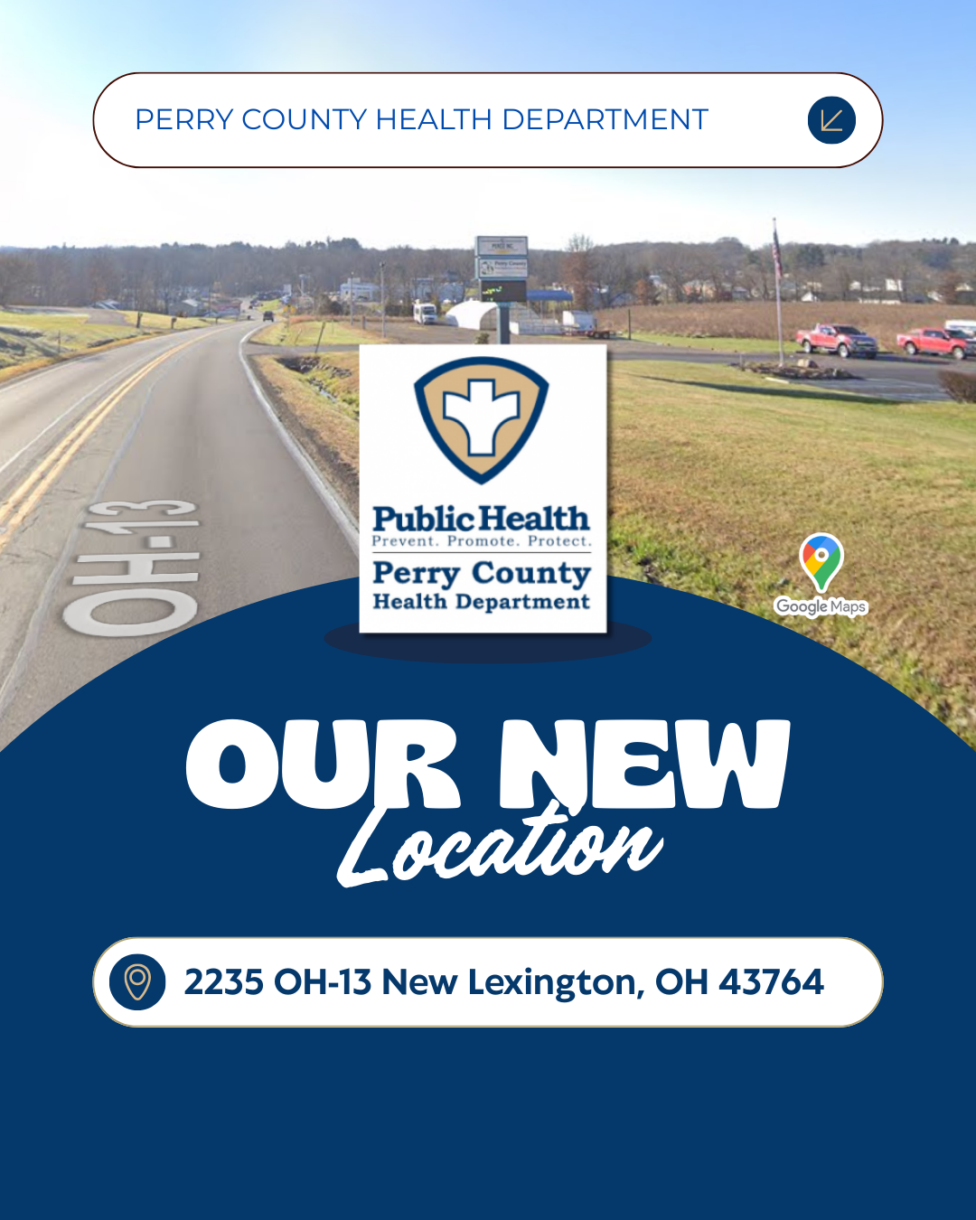 We're moving: the Environmental Health and Health Education Divisions have relocated to 2235 State Route 13, New Lexington, OH 43764.